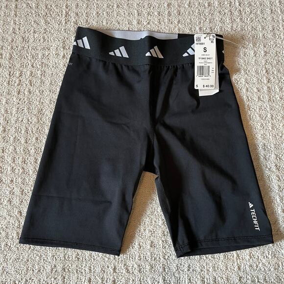 Adidas Techfit Bike Shorts NWT - Picture 1 of 5